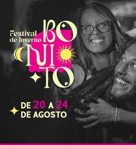 Festival de Inverno de Bonito 2025 anuncia programação gratuita com grandes nomes da música