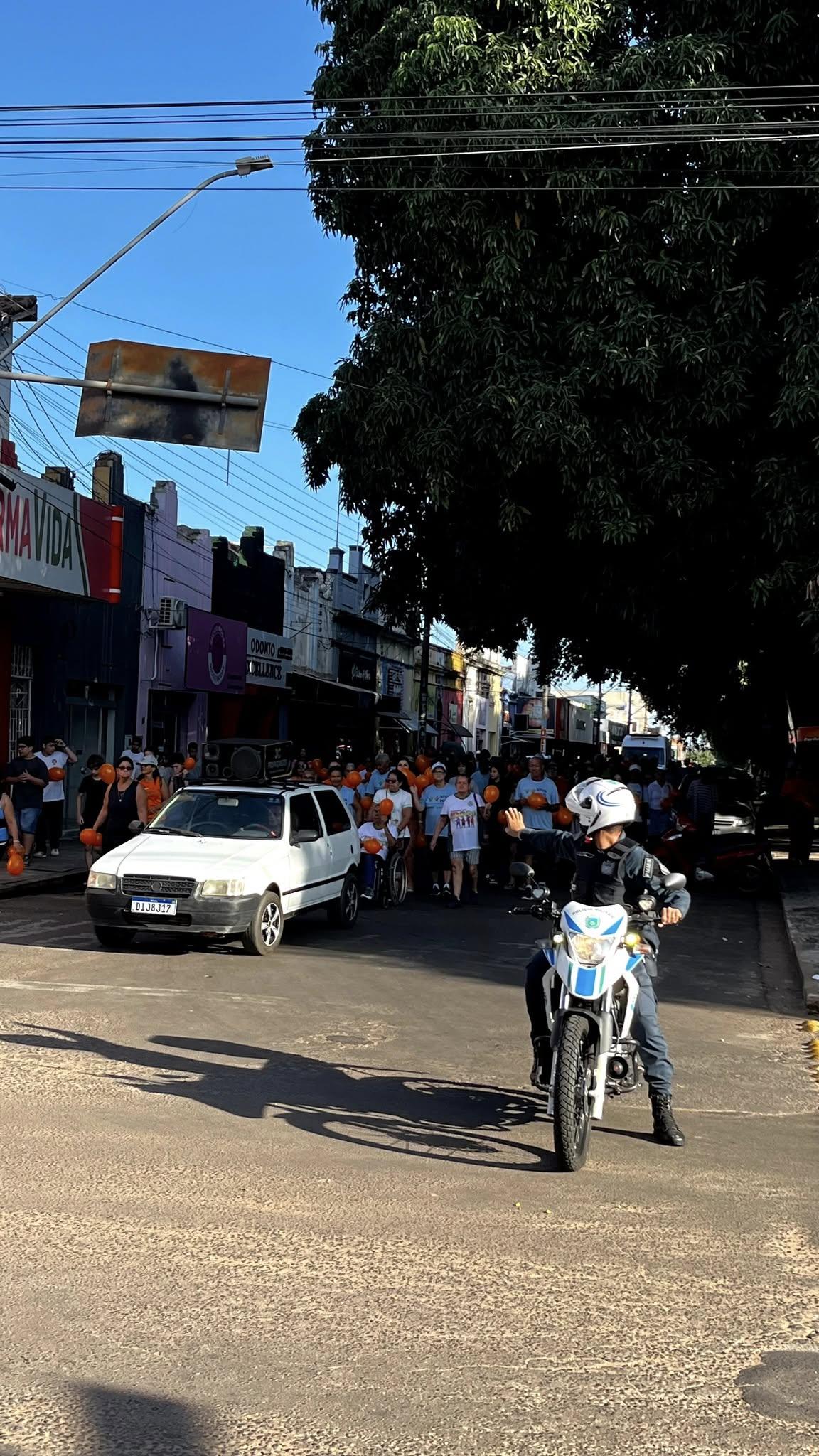 Caminhada mobiliza para o combate à exploração sexual infantil, em Miranda
