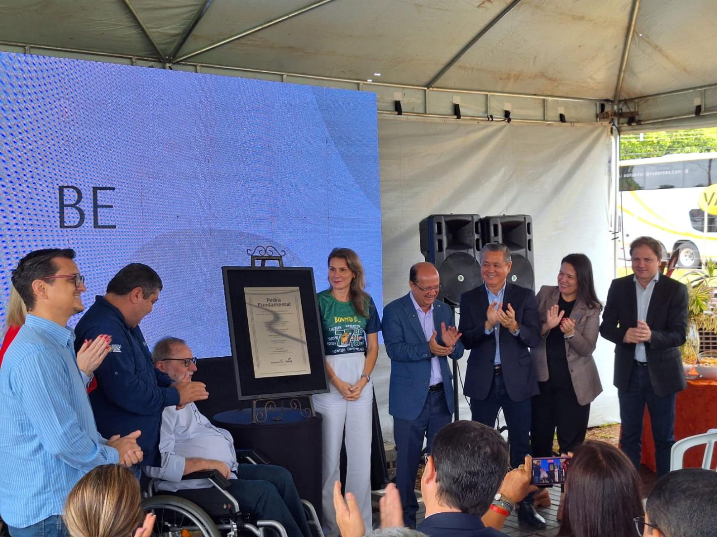 Presente para o futuro: Bonito lança pedra fundamental da unidade do Senac em seus 77 anos